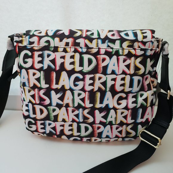 NWT KARL LAGERFELD LOGO Crossbody/ Shoulder Bag. - Picture 5 of 16